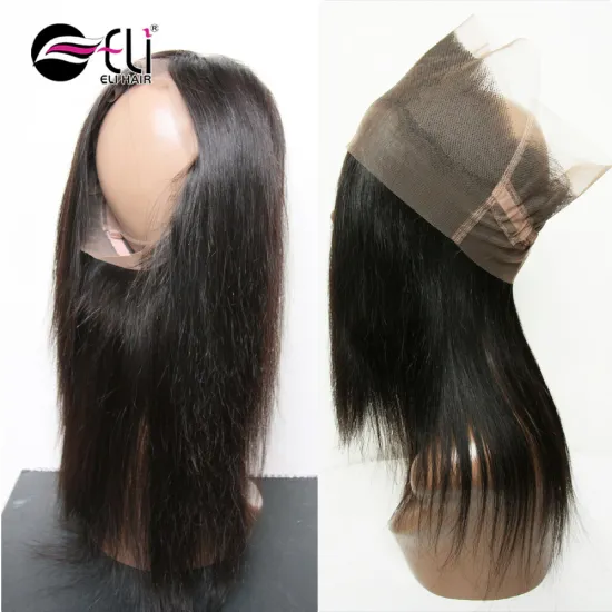 Adjustable wig 360 Lace Frontal Pre-plucked 360 full lace wigs Wet and Wavy lace Closure