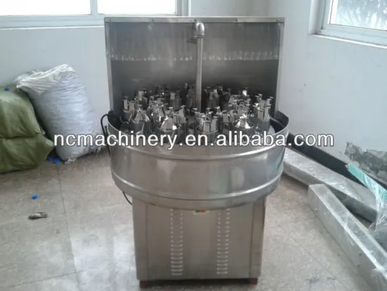 Manual bottle washing machine