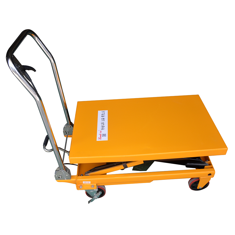 Hydraulic Manual Scissor Platform Truck