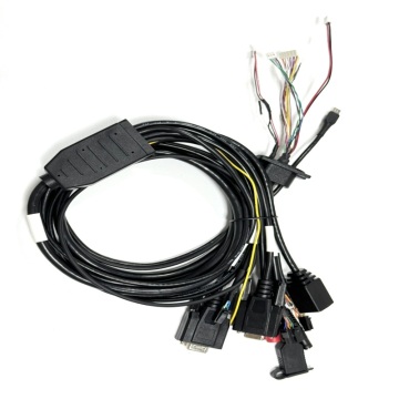 Wielointerfejsowa wiązka diagnostyczna OBDII do RJ45/USB/DB9P 1500mm