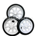 100/200mm Industrial Trolley Rubber Garbage Bin Wheel Caster