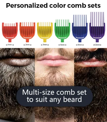 Multi-Function Men's Grooming Trimmer: Beard, Hair, Mustache & Face Styler