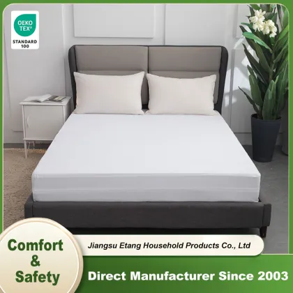 Polyester Knitted Waterproof Mattress Protector