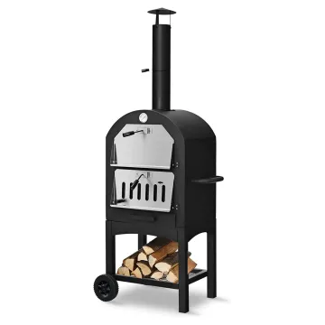 Wood Fire Pizza Grill Maker Barbecue Camping Pizza Oven Outdoor
