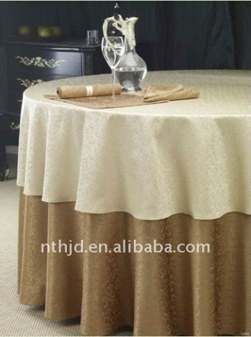 jacquard table cloth cotton table cloth Hotel table cloth
