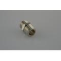 Air-Fluid Brass Hex Nipple Threaded  1/4" MPT