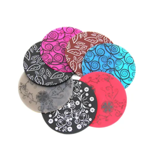 Round Silicone Cup Mats for Cooking and Induction Cookers