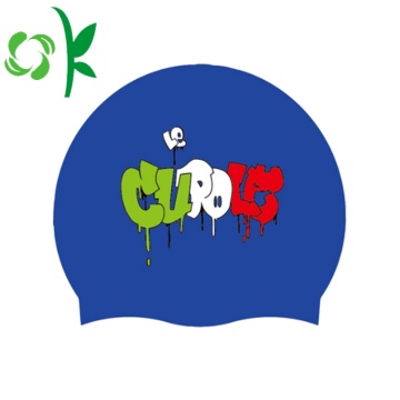 หัวหมวกว่ายน้ำซิลิโคน Cool Cap แบบกำหนดเอง