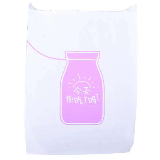 Natural Plastic Mylar Micro Perforated Bread Bags
