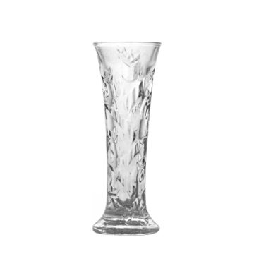 Hot Selling 6 Inch Tall Clear Glass Bohemia Crystal Flower Vase