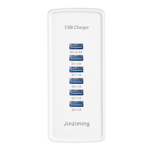 Cargador de pared multi puerto rápido cargador 6 USB