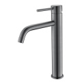 Copper Single Hole Brushed Nickel Vessel Sink Faucet