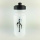 Bouteille d&#39;eau de sport HDPE noir opaque 500ml