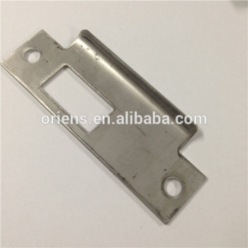 Lock bolt extends strike plate, door lock parts