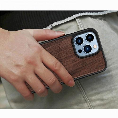 All-inclusive Wooden Case Phone Covers Samsung Lens Protect