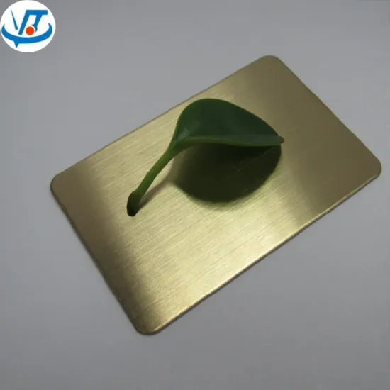 Tin Gold Mirror Stainless Steel Sheet 3mm Stainless Steel Sheet
