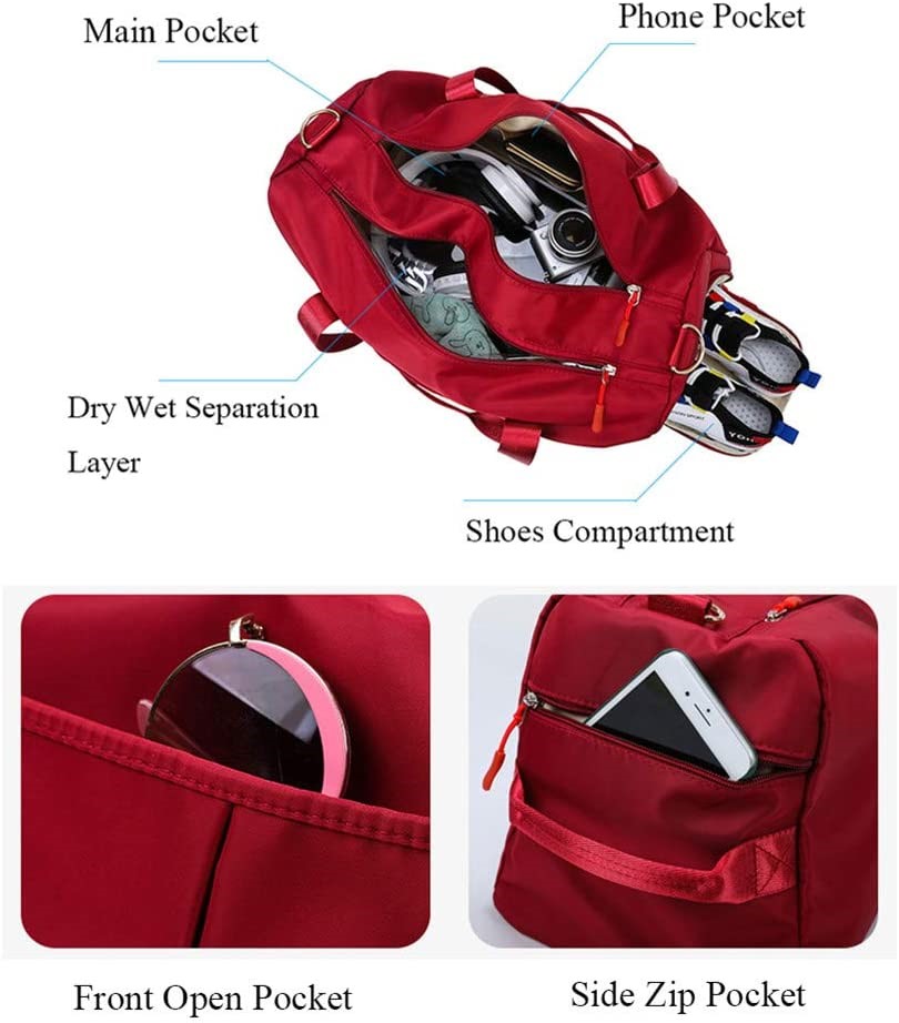 Gym Bag With Shoes Compartment