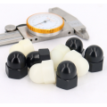 PA66 Nylon Hex Domed Cap Nut Decorative Cover