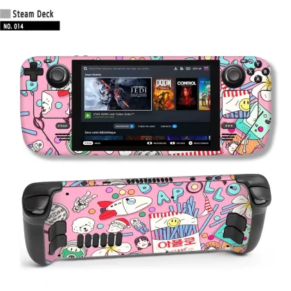 HD Scrub PVC Stickers and Skins for Valve Steam Deck Game Accessories