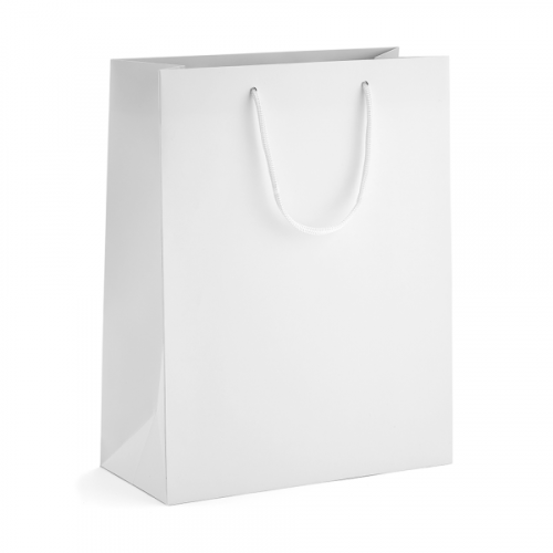 Custom printed brown kraft paper shopping bag