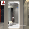 Large Frameless Wall-Mounted LED Lit Full-Length Dressing Room Mirror