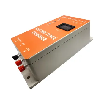 High Voltage Electric Fence Energizer for Farm Security: Solar Powered Solution for Elephants, Cattle, and More