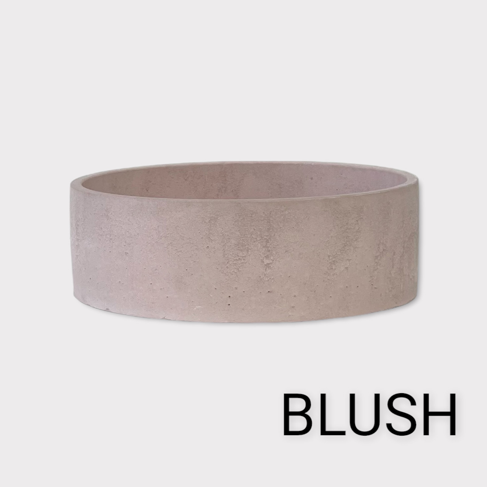 Smooth Solid Color Concrete Mini Orb Round Basin