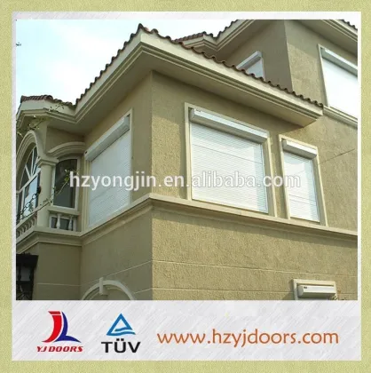 electric roller shutter exterior window,aluminum shutter window