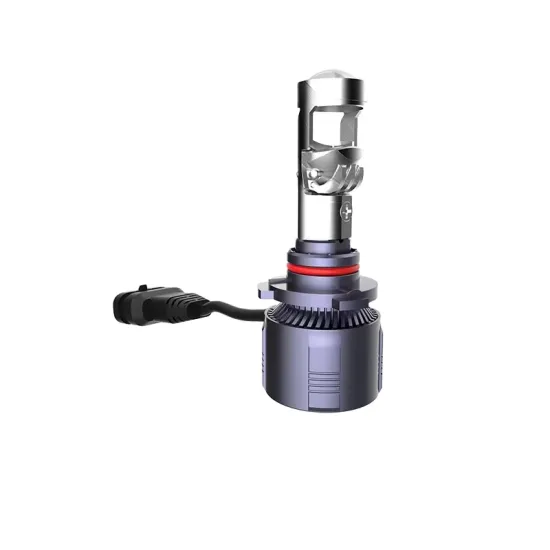 High-Quality 56W LED Light Headlights: A80N Bi-Projector H11 H4 9005 9006 H7 Replacement Bulbs - Mini Size, 6000LM Brightness