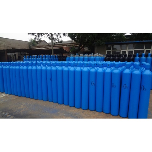 40 liter Volume 150 Bars Industrial Oxygen Cylinder