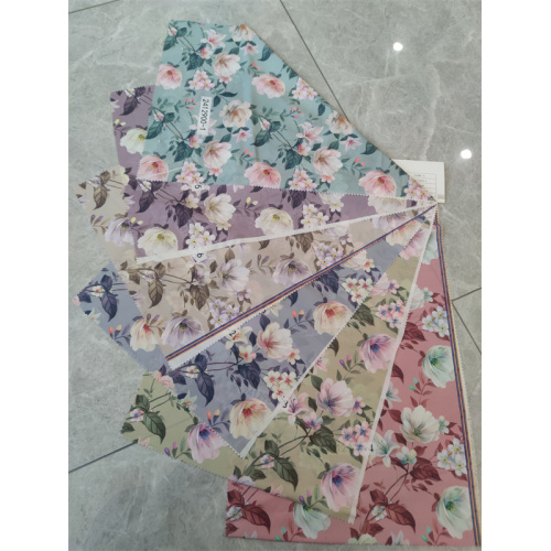 Textiles Imitation Linen Cloth Polyester Print Fabrics