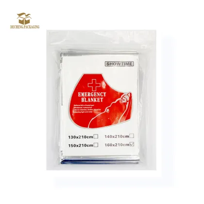 Silvery Outdoor Emergency Blankets