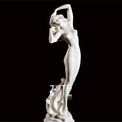 Beautiful Classic marble nude naked woman beauty nude lady statues