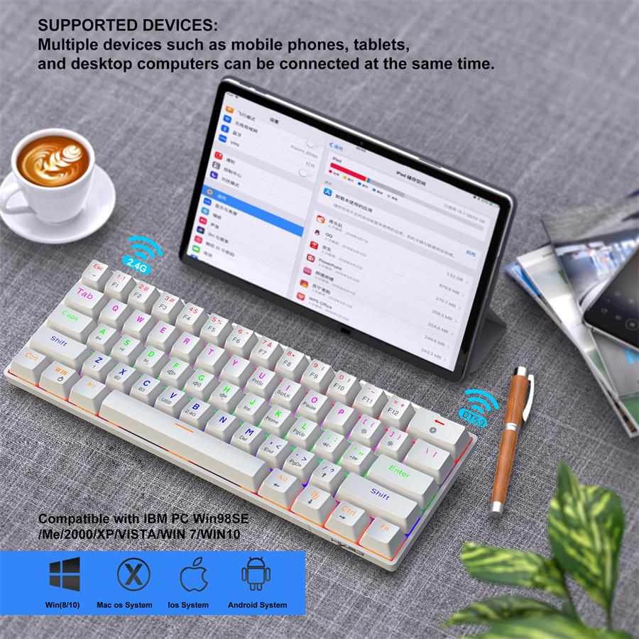 wireless rgb mechanical keyboard