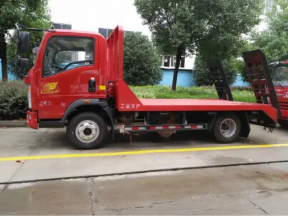 Flat roof lorry truck light duty flatbed truck
