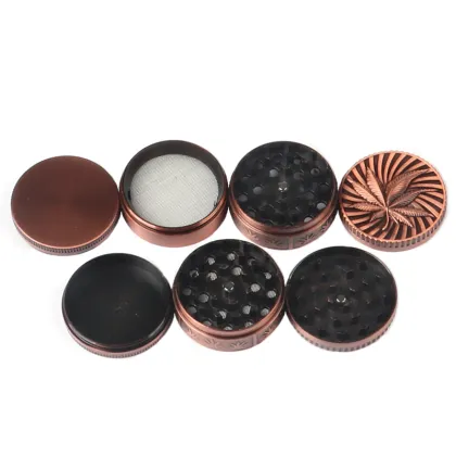 50mm Alloy Herbal Herb Tobacco Herb Spice Grinder Herbal Alloy Smoke Metal  grinder herb