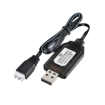 Roarkit 7.4V Lithium Battery Charger with Protection - XH-3P Charging Cable & USB Data Cable for Toy Aircraft Accessories