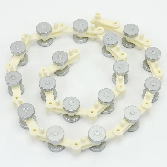 Closed bearing pulley group escalator handrail rotary chain