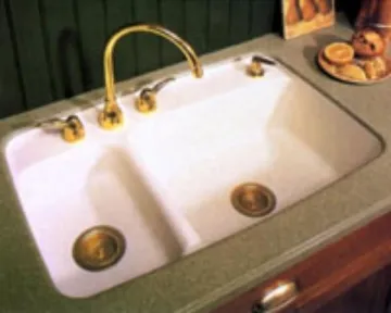 Non-porou Solid Surface Undermount Sinks Artificial Stone Composite Acrylic Double Sinks