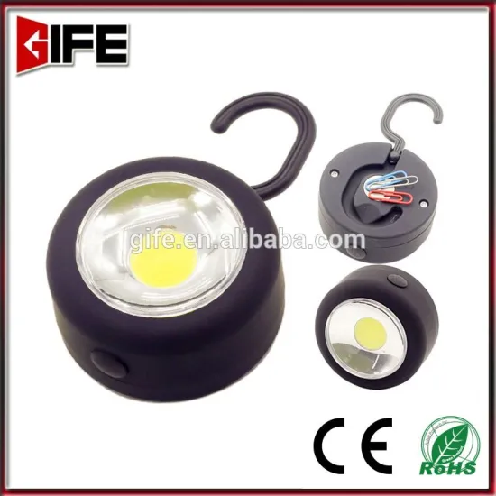 For Emergency and Working High Light/Low Light/Strobe 3W COB Working Flashlight