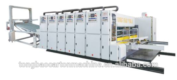 Printing slotting die-cutting corrugated paperboard machine with stacker price