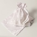 soft surface satin pouch/bag for hair extensions