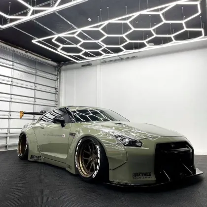 220V Hexagon Detailing RAB Lights: Illuminating Home Garages and Commercial Systems