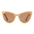 Cat Eye Wooden Sunglasses