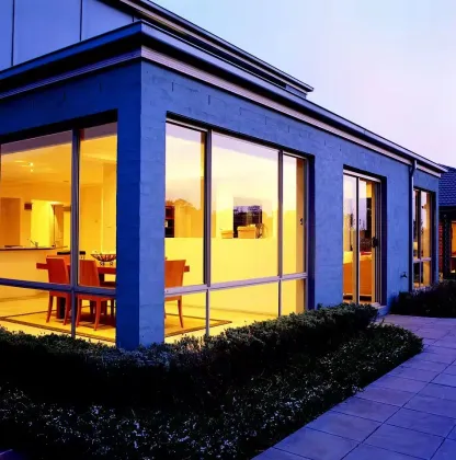 Aluminum Blind Alloy Doors with Glass Windows and Arch Designs
