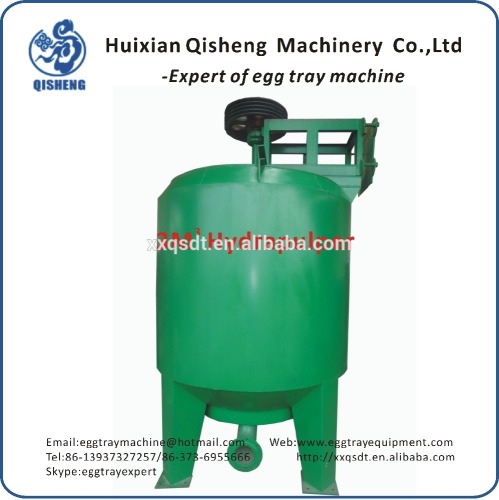 Hydrapulper for paper pulp tray