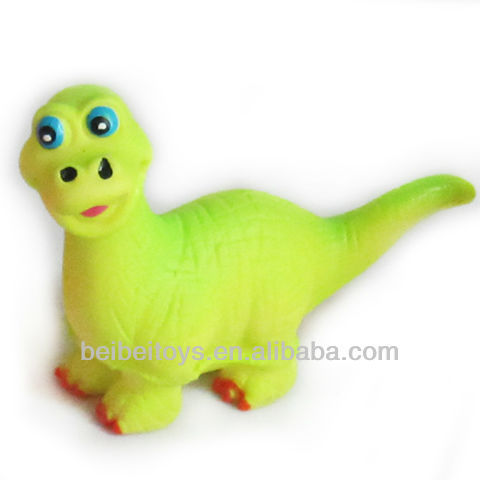 Plastic Cartoon Green Dinosaur Model Toys, Baby Bath Toy