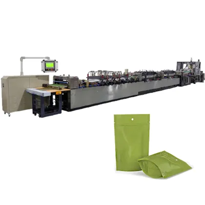 High Frequency PVC Zipper Bag Making Machine Three-Side Sealing Doypack Stand Up Pouch Zipper Bag Making Machines