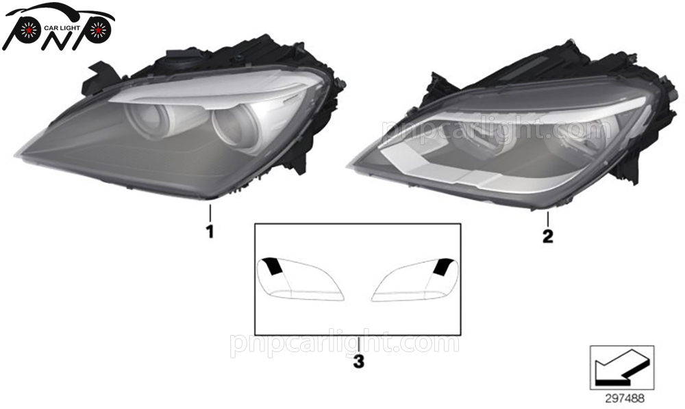 650i Headlights