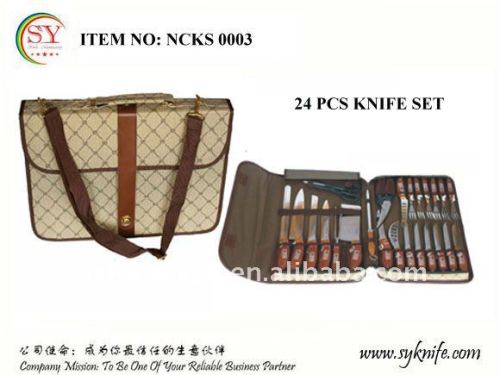 24 pcs knife set